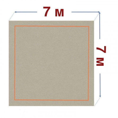 Ковер гимнастический (для домашних занятий) 7x7м