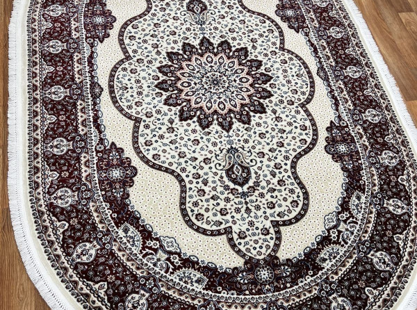 Semerkand 8144 cream red ОВАЛ